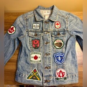 Hudson's Bay Company Youth 10/12 Olympic Denim Patch Jean Jacket from 2012.